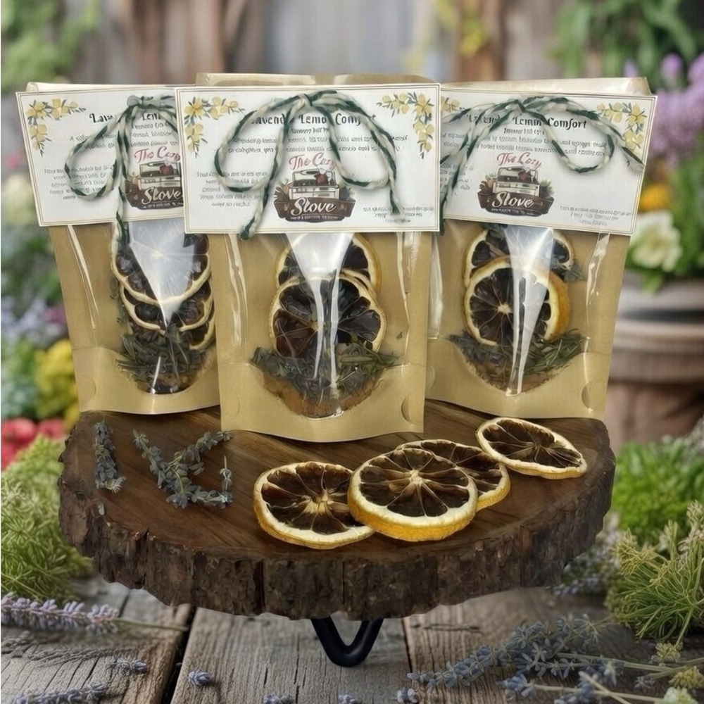 Dried Lemon and Lavender Simmer Pot Mix pack of 3